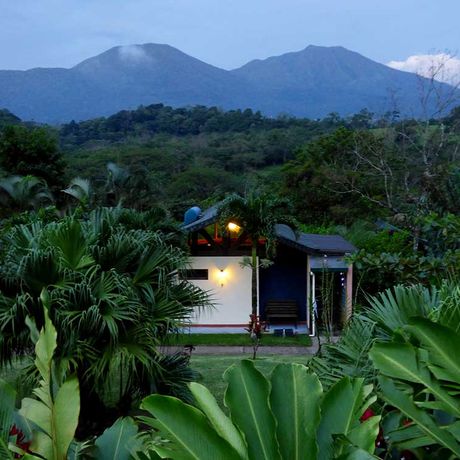 Bungalow & Cabina Tenorio Lodge Bungalow 09 Aussenansicht des Bungalows der Bungalow & Cabina Tenorio Lodge