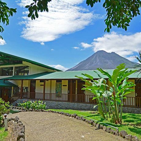 Hotel Arenal Observatory Lodge & Spa Smithsonianzimmer 09 Aussenansicht des Smithsonianzimmers des Hotel Arenal Observatory Lodge & Spa
