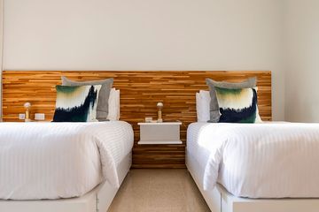 Hotel Nya Deluxezimmer Balkon Betten