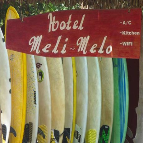 Strandunterkunft Meli Melo Aussenbereich 04 Blick auf den Aussenbereich der Strandunterkunft Meli Melo