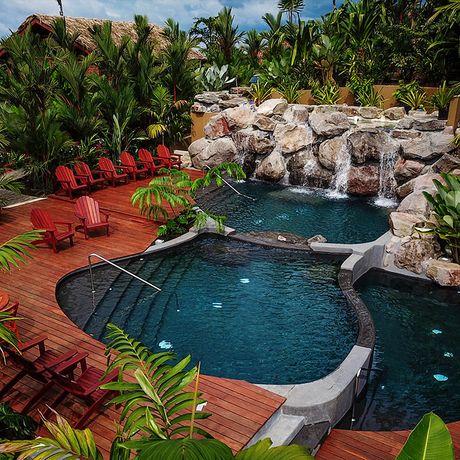 Hotel Amor Arenal Pool Blick auf den Pool