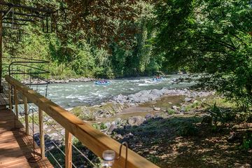 Pacuare Lodge Jaguar Villa Blick auf den Pacuare Fluss