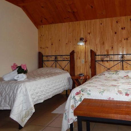 Hotel Guayabo Lodge Superior 01 Betten des Superior Zimmers der Guayabo Lodge
