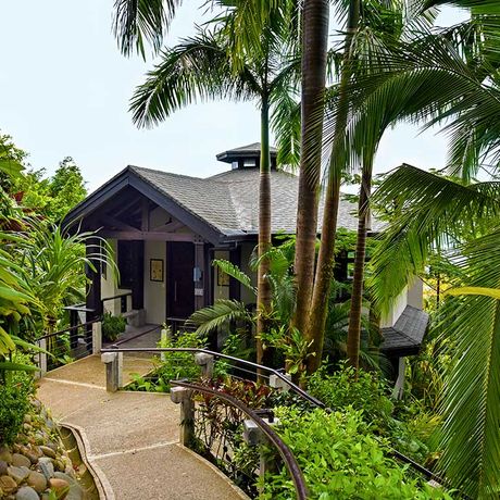 Zugangsbereich zur großen Premiumvilla des Tulemar Resort
