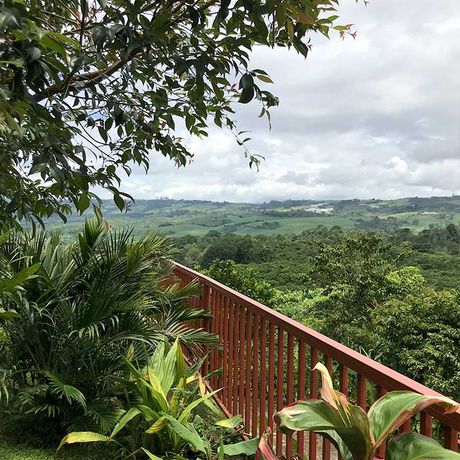 Panoramablick von der Pension Ladera