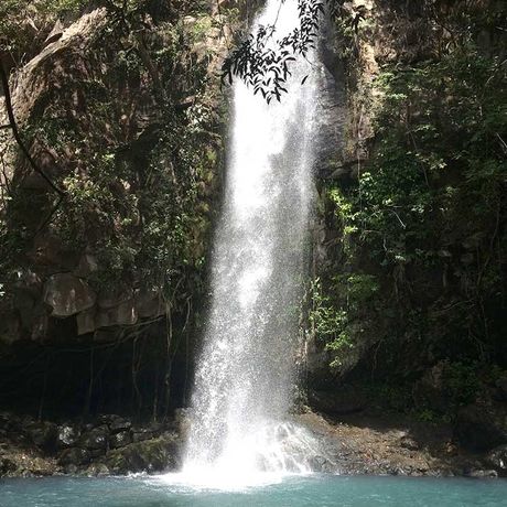 Costa Rica Rincon de la vieja Wasserfall Costa Rica Rincon de la vieja Wasserfall