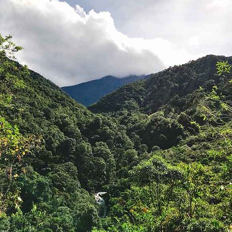 Berglandschaft rund um den Vulkan Chirripó