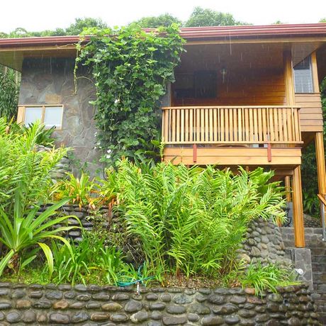 Pension Arco Iris Lodge Honeymoonhaus 01 Aussenansicht des Honeymoonhauses der Pension Arco Iris Lodge