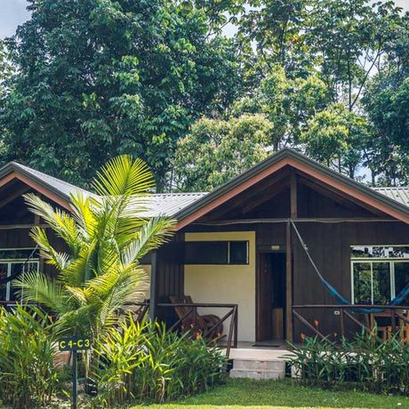 Blick auf die Bungalows Brisas Arenal 