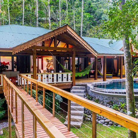 Pacuare Lodge Jaguar Villa Außenansicht der Villa Jaguar Villa Außenansicht der Villa