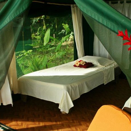 Zelt in der La Leona Eco Lodge