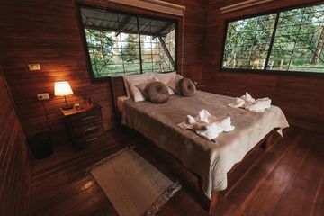Cabañas Don Ramiro Bungalow Bett