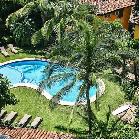 Pension Villas Macondo Pool 03 Blick auf den Pool der Pension Villas Macondo
