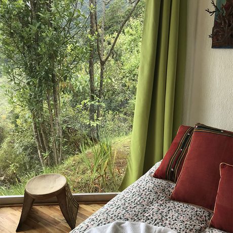 Ausblick aus dem Bungalow