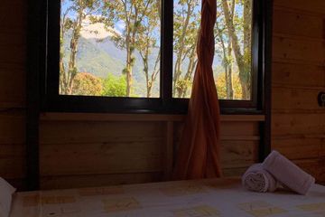 Hotel de Montaña El Pelícano Juniorzimmer Fenster