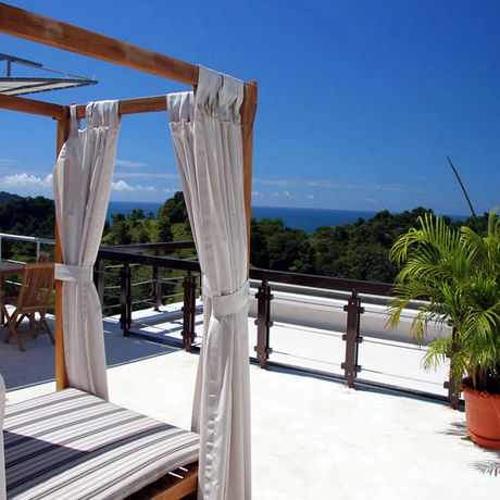 Hotel Gaia Deluxe Suite 02 Dachterrasse der Deluxe Suite im Hotel Gaia