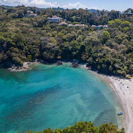 Pazifikbucht Manuel Antonio Kleine Bucht mit türkisem Wasser