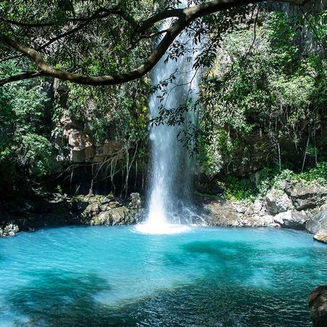 Costa Rica Flüße und Seen Wasserfall