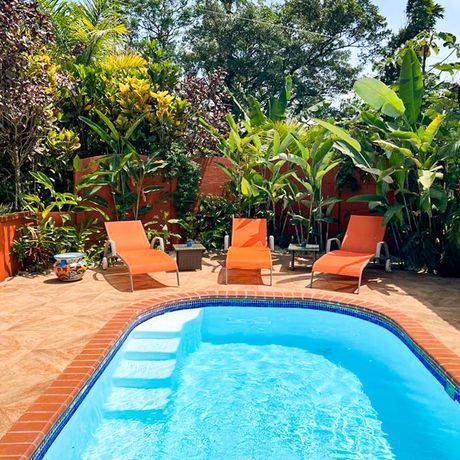 Hotel Sueño Río Celeste Pool Blick auf den Pool