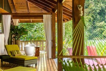 Pacuare Lodge Jaguar Villa Terrasse mit Hängematte