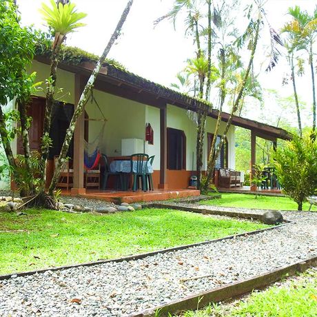 Eingangsbereich des Superiorbungalow Diquis del Sur