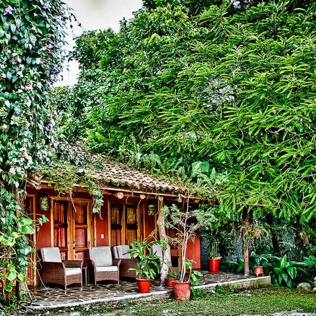 Aussenansicht der Kapellensuite des Boutique-Hotel Hacienda La Isla Lodge