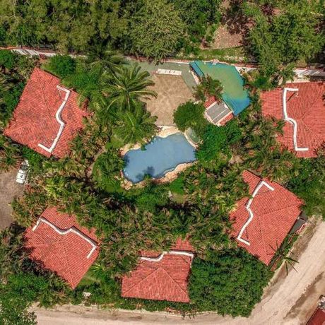 Ferienhaus Villas Kalimba Vogelperspektive Vogelperspektive des Ferienhauses Villas Kalimba