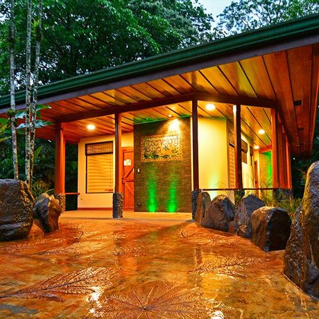 Hotel Arenal Observatory Lodge & Spa SPA 02 Aussenansicht des SPA-Bereiches des Hotel Arenal Observatory Lodge & Spa