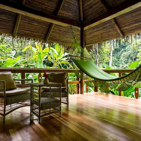 Pacuare Lodge Flussblick Suite Terrasse mit Dschungelblick Flussblick Suite Terrasse mit Dschungelblick