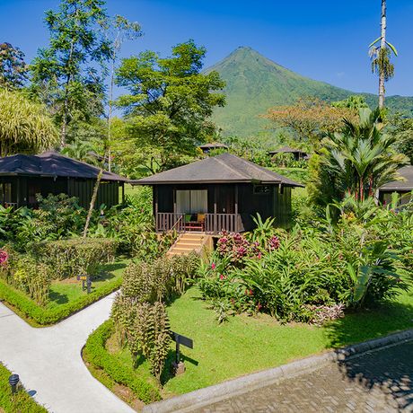 Hotel Lomas del Volcán Bungalows Blick auf dei Bungalows