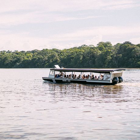 Blick auf ein Boot