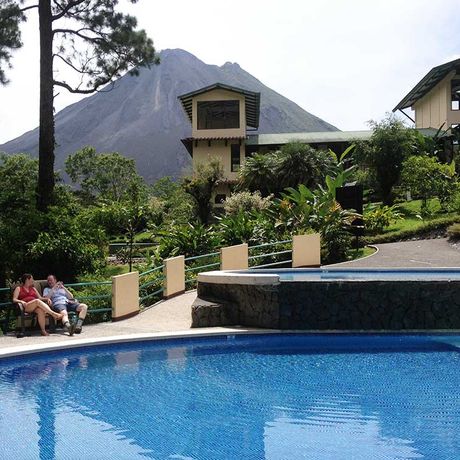 Hotel Arenal Observatory Lodge & Spa Pool 02 Blick auf den Pool des Hotel Arenal Observatory Lodge & Spa