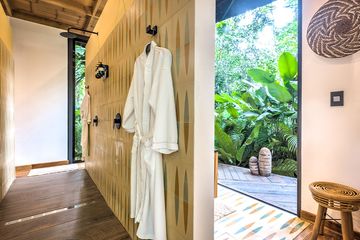 aWà Beach Hotel Junglesuite Duschbereich