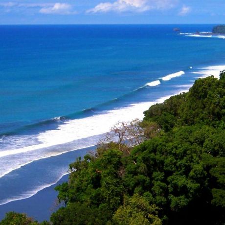 Meer Vogelperspektive La Leona Eco Lodge 