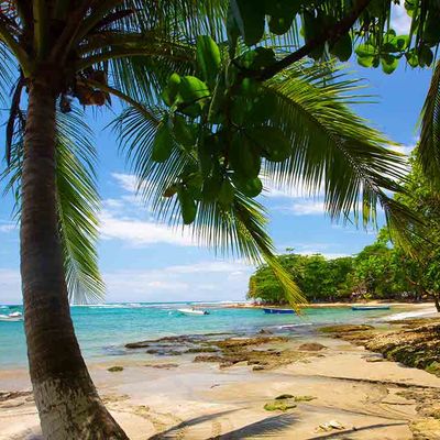 Blick auf den Strand