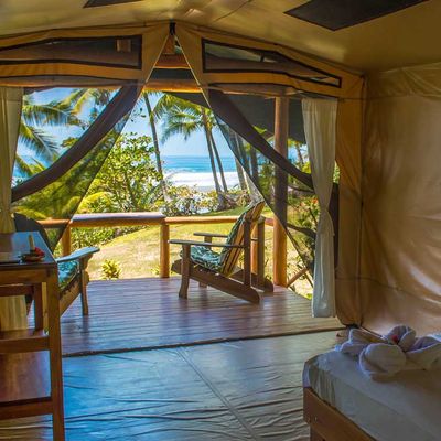 La Leona Eco Lodge Bilck auf das Meer