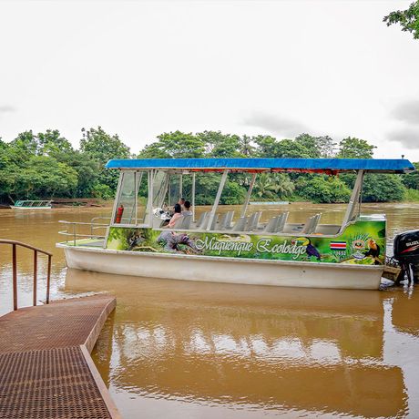 Blick auf ein Boot