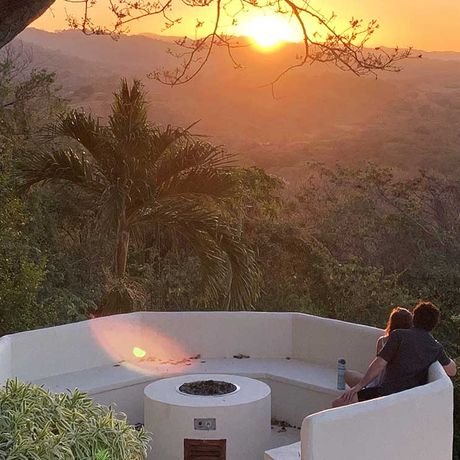 Costa Rica Boutique Hotel Sonnenuntergang Romantische Stunden