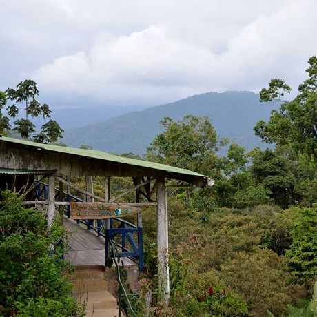 die Copal Rustic Lodge im Reservat Copal 