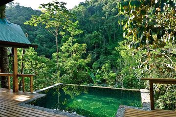 Pacuare Lodge Linda Vista Villa Aussicht auf Tal und Pool
