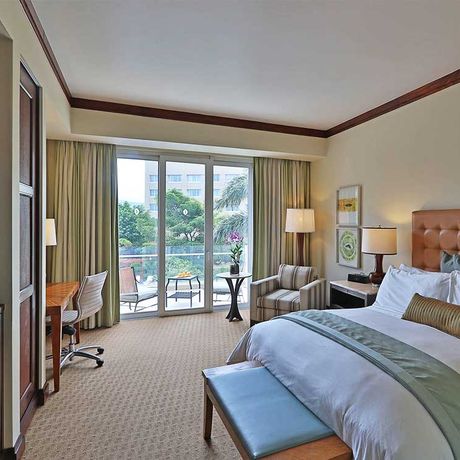 Blick in das Deluxezimmer des Hotel Intercontinental
