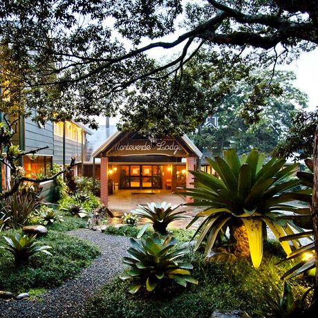 Eingangsbereich des Hotel Monteverde Lodge
