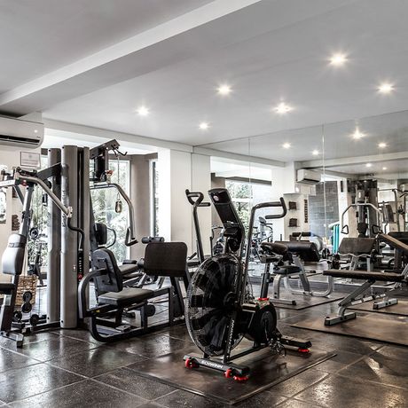 Blick in den Fitnesssraum