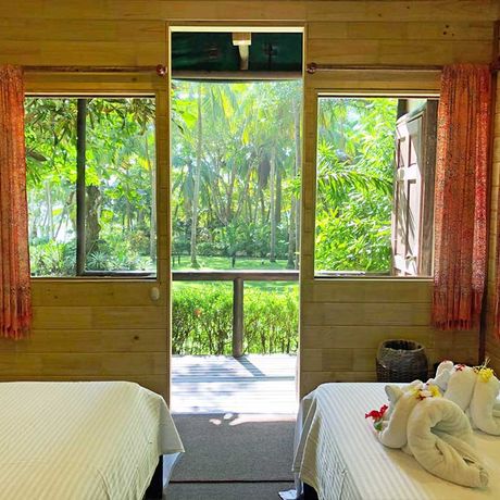 Resort Ylang Ylang Cabina 06 Ausblick der Cabina des Resort Ylang Ylang