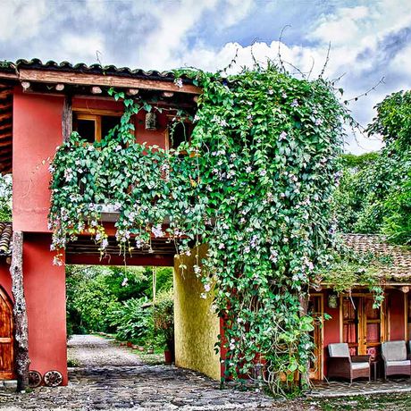Aussenansicht der Kapellensuite des Boutique-Hotel Hacienda La Isla Lodge
