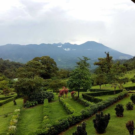 Celeste Mountain Lodge Garten Gepflegter Garten der Celeste Mountain Lodge
