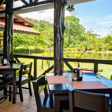 Blick in ein Restaurant
