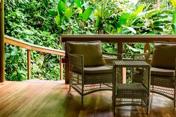 Pacuare Lodge Flussblick Suite Terrasse mit Regenwaldblick
