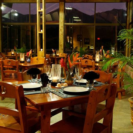 Bungalow & Cabina Tenorio Lodge Restaurant Blick auf das Restaurant der Bungalow & Cabina Tenorio Lodge