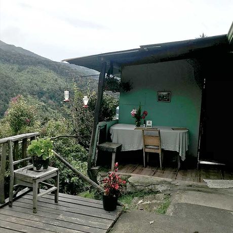 Bungalow Miriam's Quetzals Aussenbereich 05 Blick auf den Aussenbereich des Bungalows Miriam's Quetzals